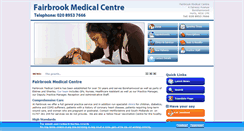 Desktop Screenshot of fairbrookmedical.co.uk